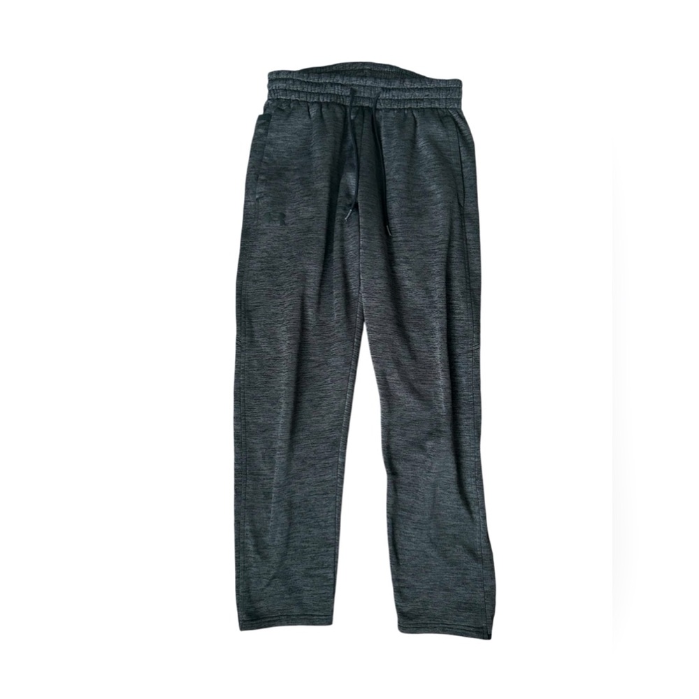 5/$25 UA Unisex Black/Gray Heathered Sweatpants labeled a size S-M